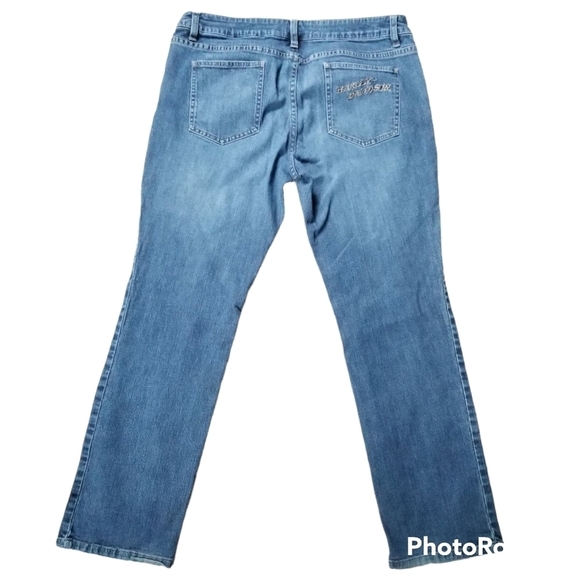 Harley Davidson sz 14 Petite straight leg jeans - Picture 2 of 10